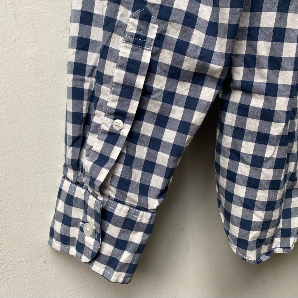 J Crew Checkered Slim Fit Oxford Button Down Shirt - Picture 7 of 9